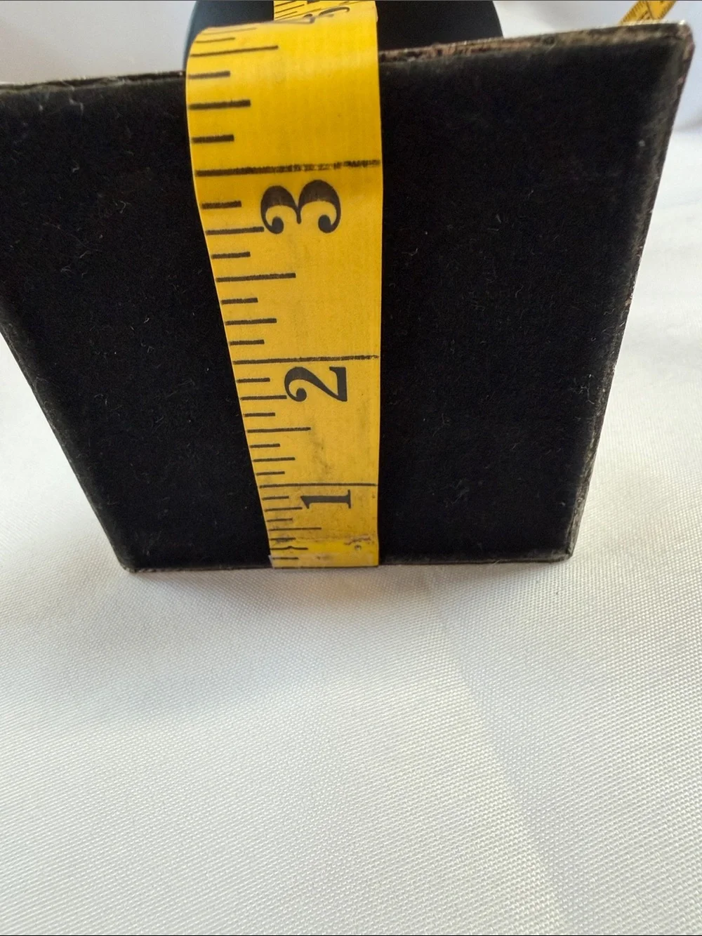 Pier 1 vintage silver and black candlestick. Good condition. Approximately 5”.
